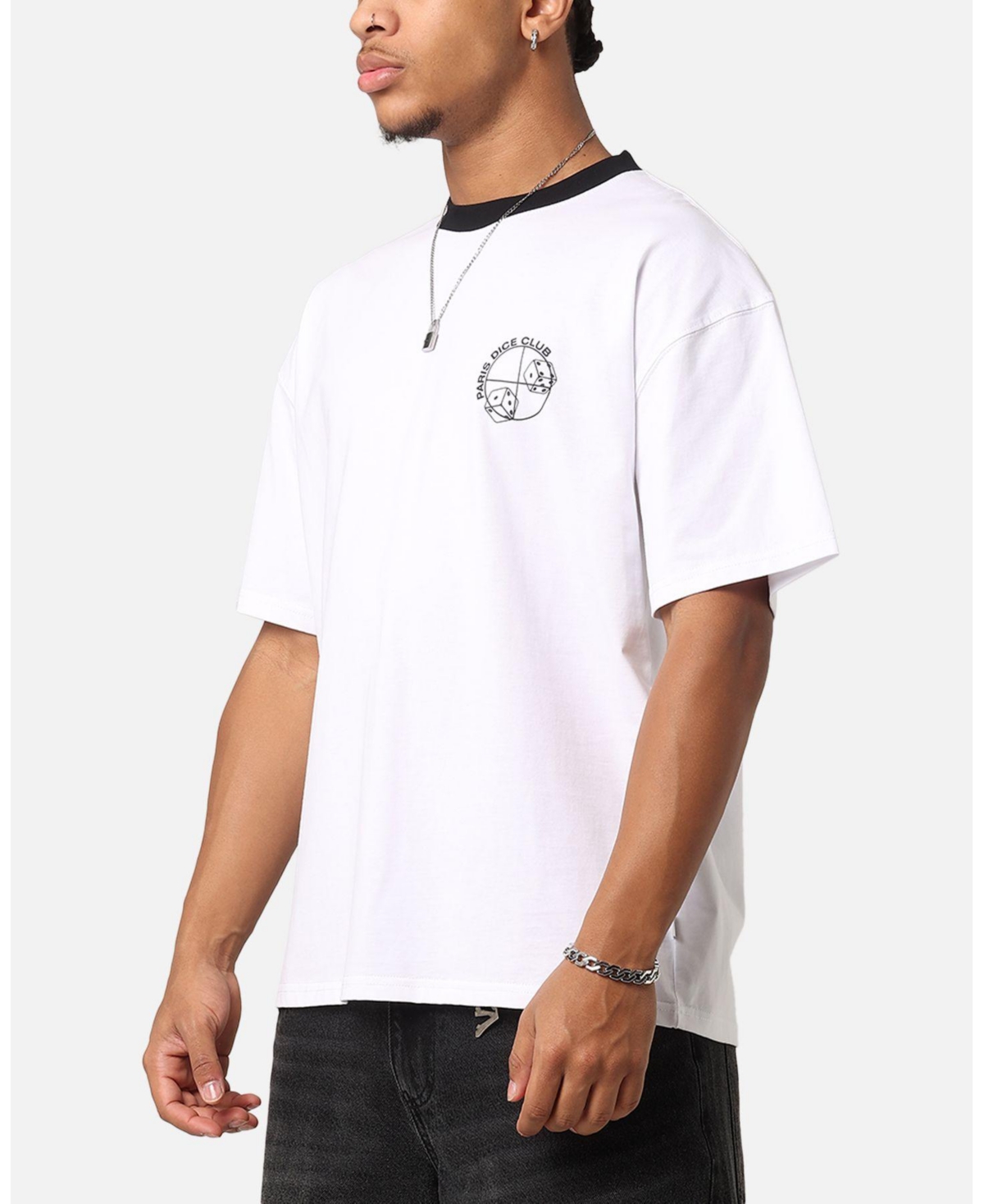 Carre Men's Shootout Oversized Ringer T-Shirt