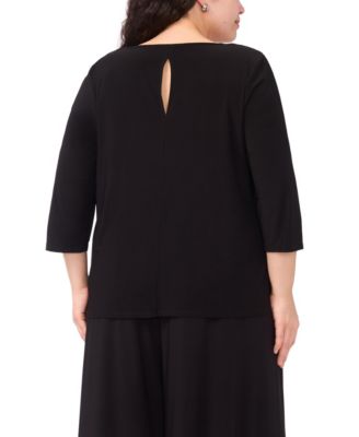 Plus Size V-Neck Top