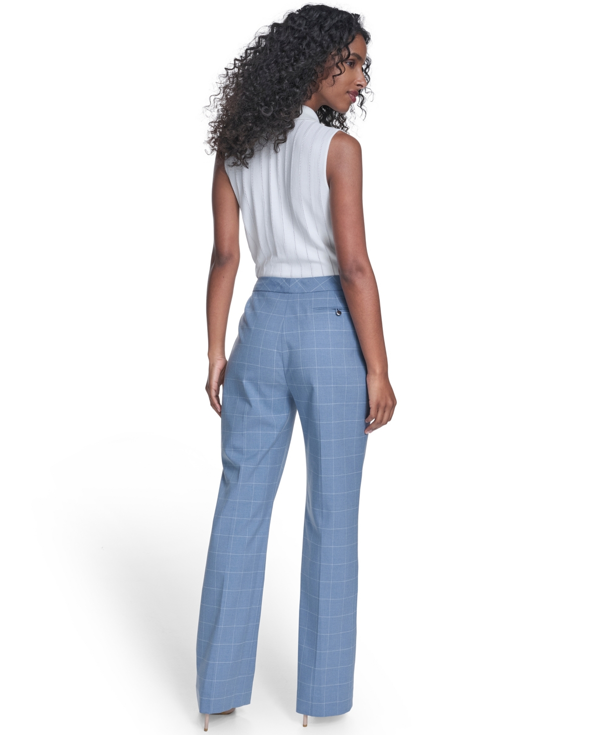Calvin Klein Women's Windowpane Modern Fit Pants