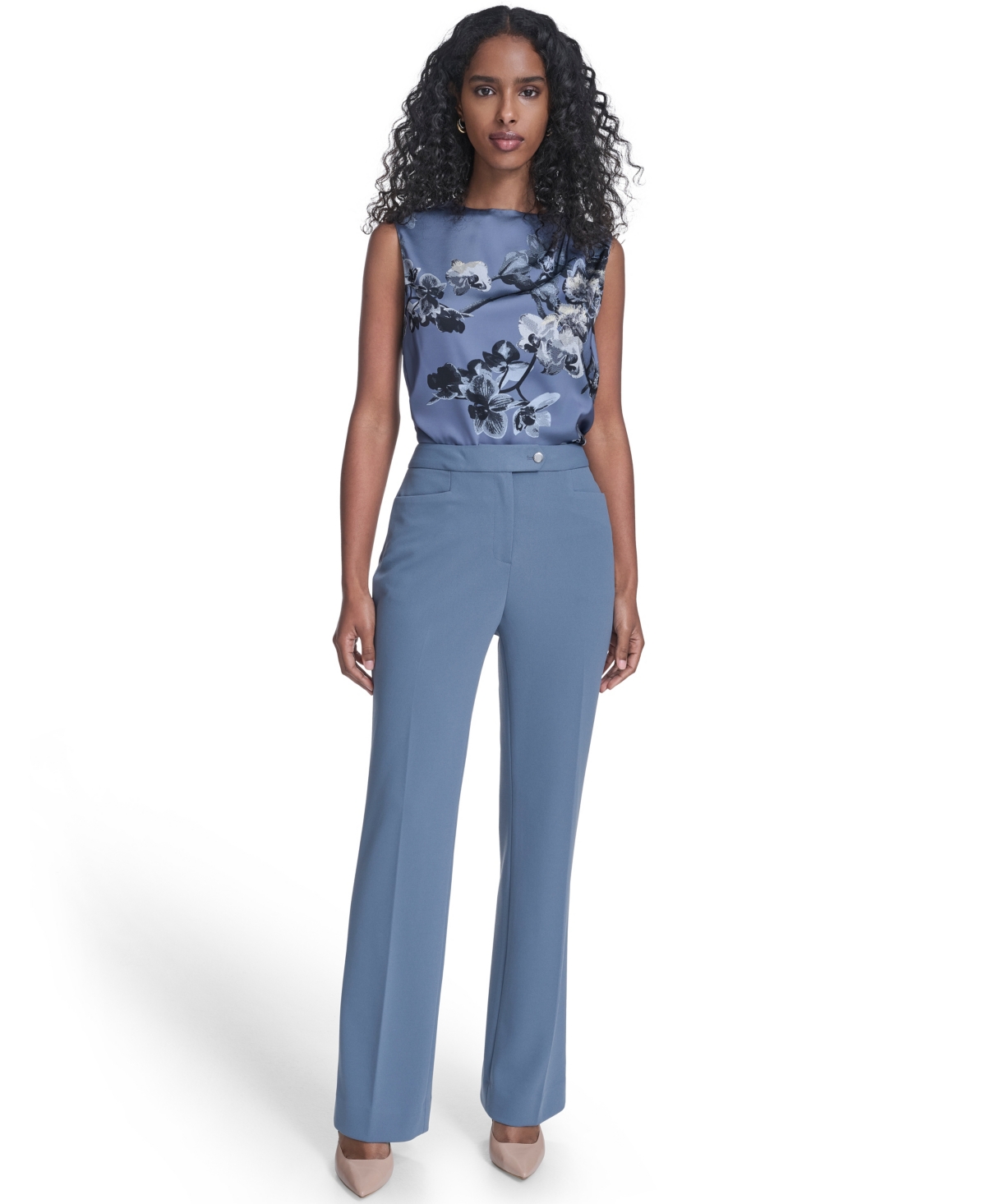 Calvin Klein Women's Scuba Crepe Pants