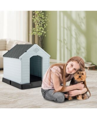 Dog House Pet Puppy Shelter Waterproof Indoor/Outdoor Ventilate