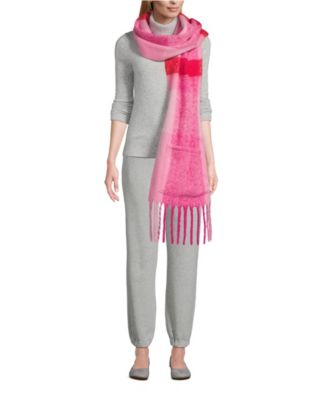 Women's Brushed Blanket Fringe Scarf