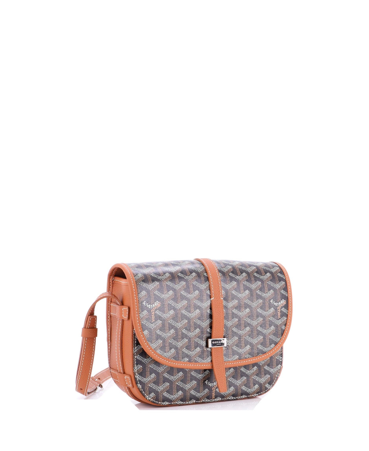 Pre-Owned Goyard Pm Belvedere Ii Messenger Bag Coated Canvas