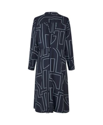 Women's Nataly Long Sleeve A-Line Midi Dress