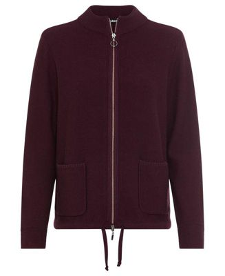 Women's Zip Front Mock Cardigan