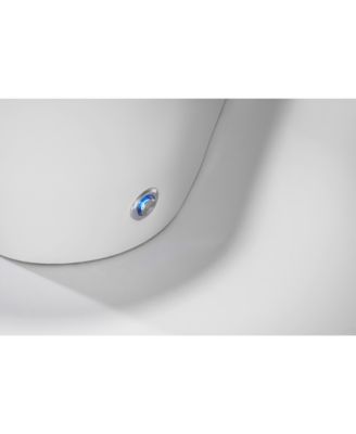 Smart One-Piece Bathroom Fixture with Built-in Tank, 4-Level Heated Seat & Warm Air Dryer