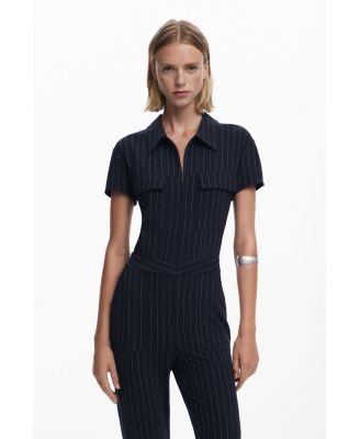 Women's Pinstripe jumpsuit