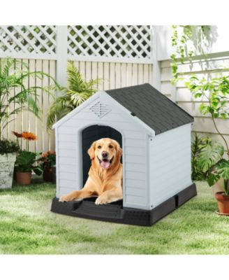 Dog House Pet Puppy Shelter Waterproof Indoor/Outdoor Ventilate