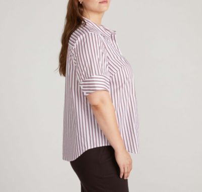 Women's Stretch Poplin Short Sleeve Shirt