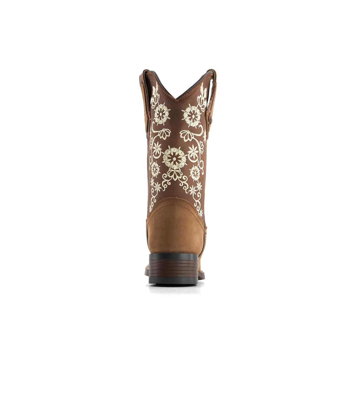 Женские ботинки Forastero Authentic Leather Flowers Embroidery Western Boots 93659, цвет: Коричневый — фото 7