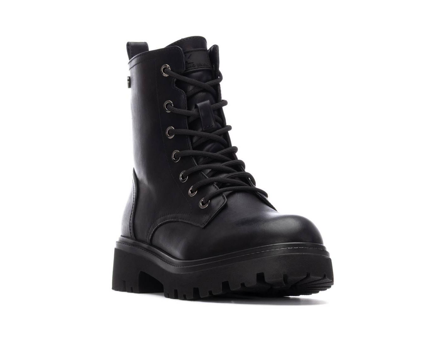 Женские ботинки XTI Ankle Combat Booties, цвет: Чёрный — фото 2