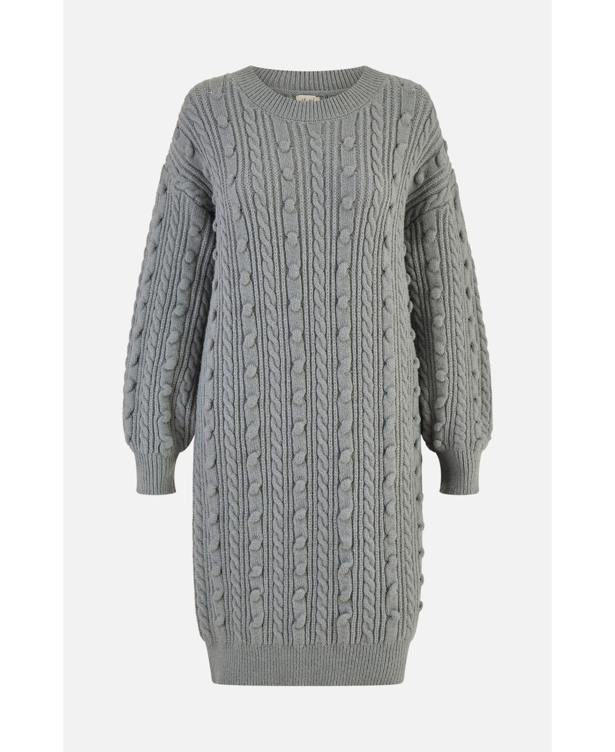 Yumi Women's Cable Knit Tunic Dress
