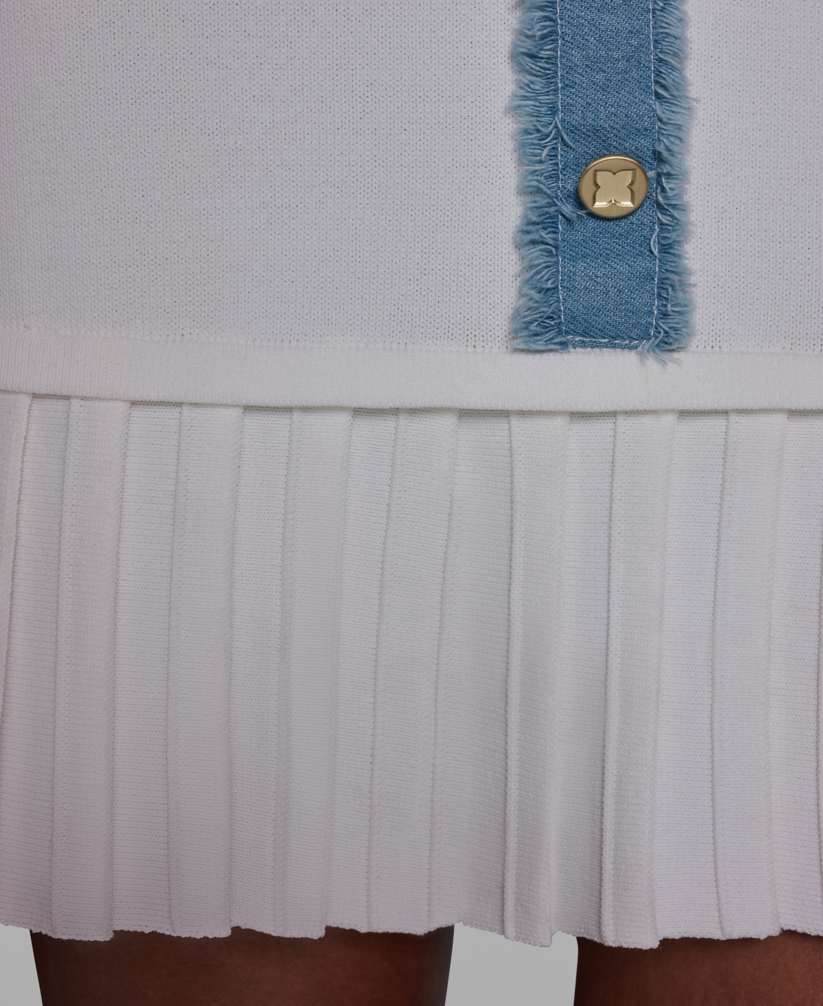 Bcbg Women's Crewneck Ruffle Hem Dress