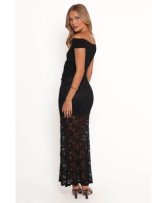 Women's Laken Sheer Lace Maxi Skirt