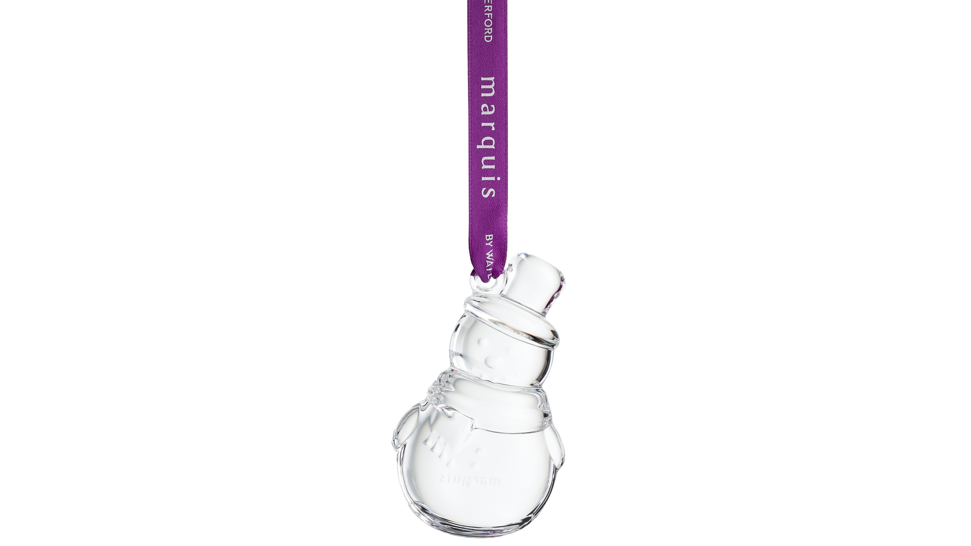 Marquis by Waterford Crystal Snowman Ornament