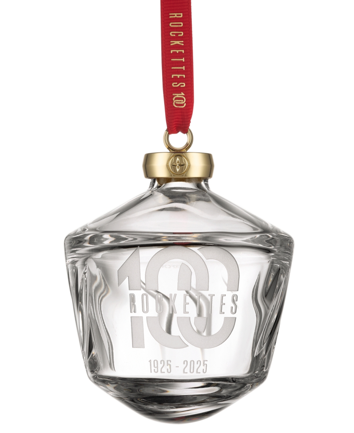 Waterford Crystal Rockettes Bauble Ornament In Transparent