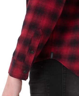 Men's Button-Up Plaid Shirt