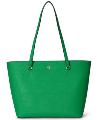 Crosshatch Leather Medium Karly Shopper Tote