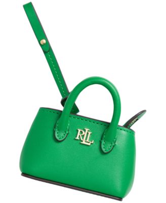 Lauren Ralph Lauren Leather Pouch Charms - Green Topaz 57$