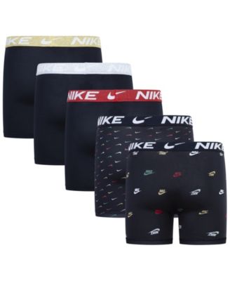 Boys' 8-20 Dri-FIT Color Holiday Briefs Underwear, 5-Pack