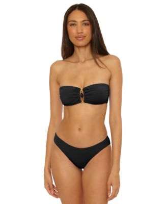 Becca - Women's Rock-Solid Gold Buckle Bandeau Top