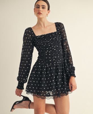 Women's Sorenne Square Neck Mini Dress