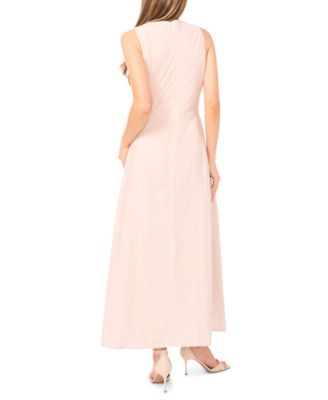 Women's Seam Detail Sleeveless Midi Dress