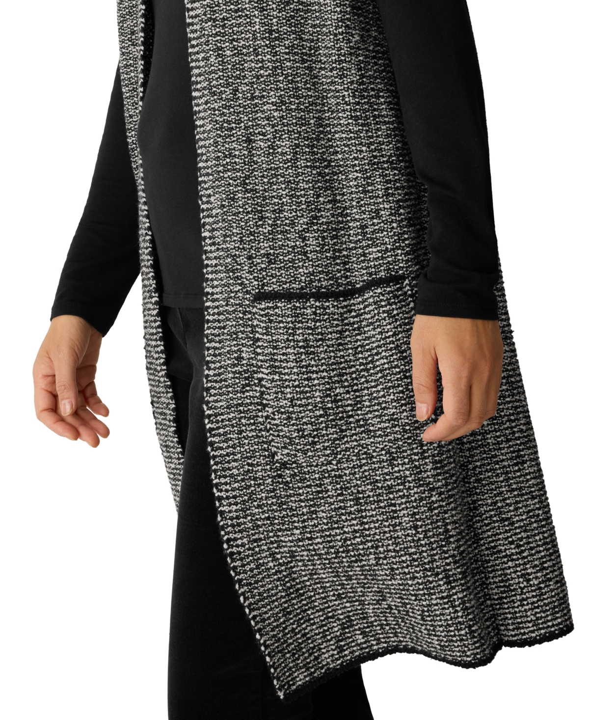 Eileen Fisher Women's Boxy High-Collar Top