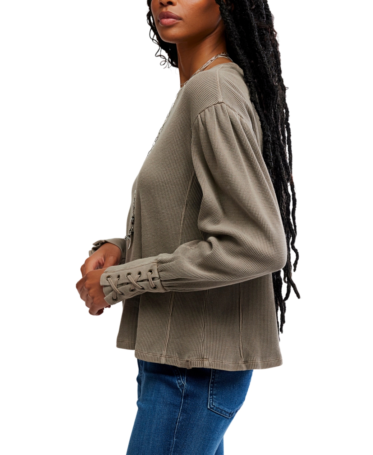 Free People Women's Lapis Long-Sleeve Top