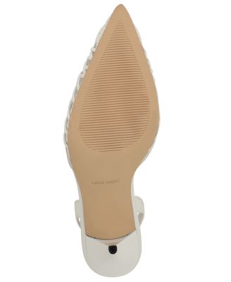 Women's Pemma Woven Slingback Stiletto Pumps