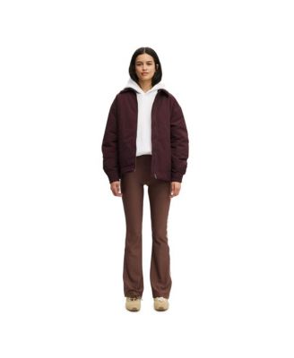 Women's Active Contrast Collar Oversized Jacket