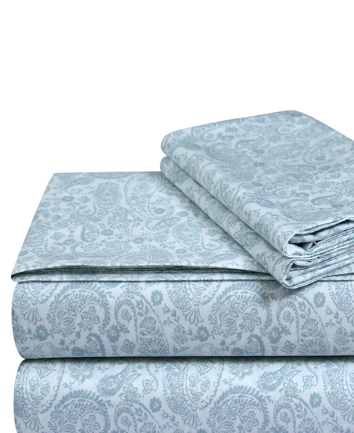 Tribeca Living 300-thread Count Cotton 3-pc. Extra Deep Pocket Sheet Set, Twin Xl In Blue