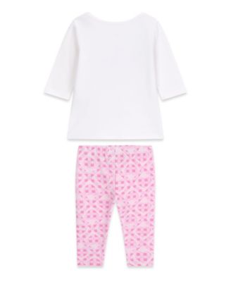 Baby Girls' Long-Sleeve T-Shirt and Leggings, 2-Piece Set