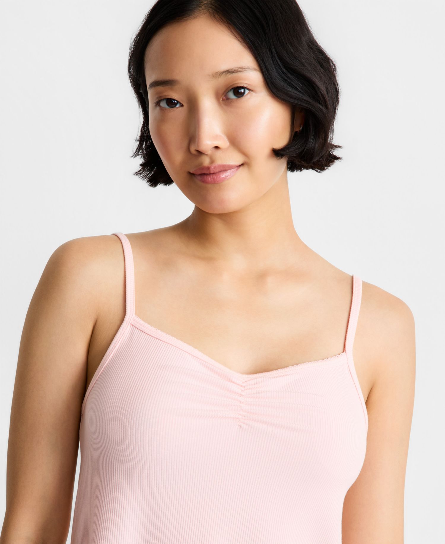 Women's Ribbed Tank & Foldover Pants Pajama Set