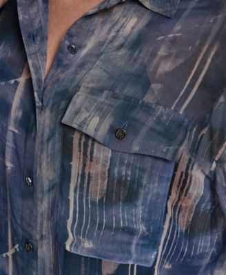 Women's Printed Long Sleeve Shirt