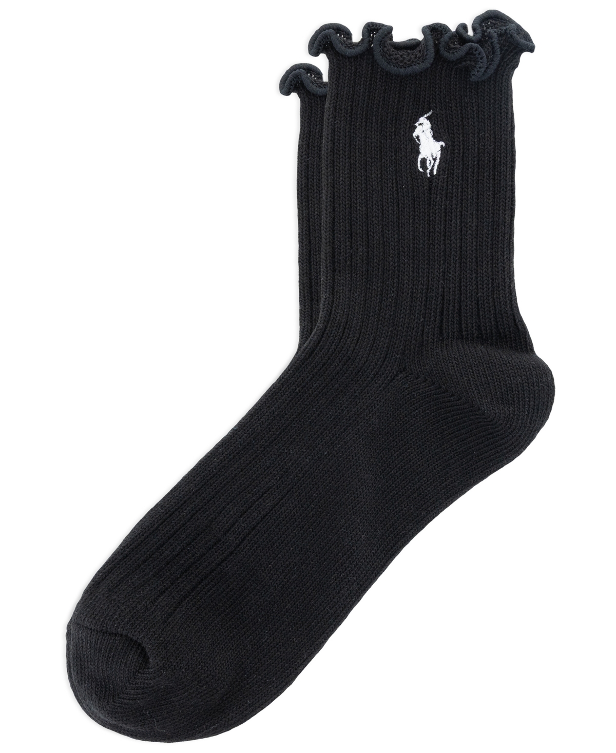 Polo Ralph Lauren Women's Lettuce Edge Anklet Socks 79132