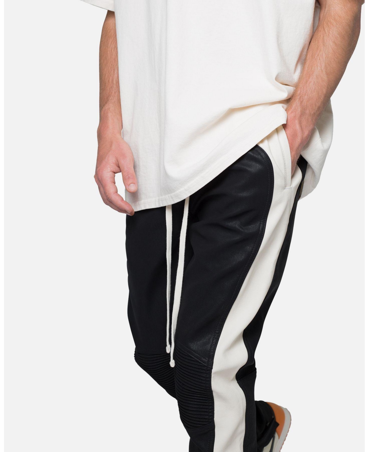 mnml Men's Leather Moto Pants