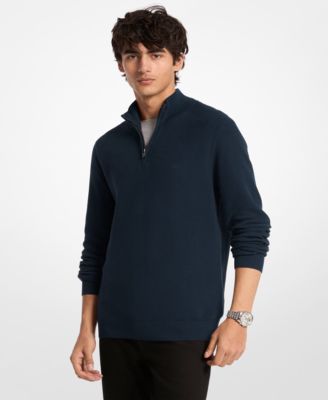 Michael Kors - Men's Mouline Texture Quarter-Zip Sweater