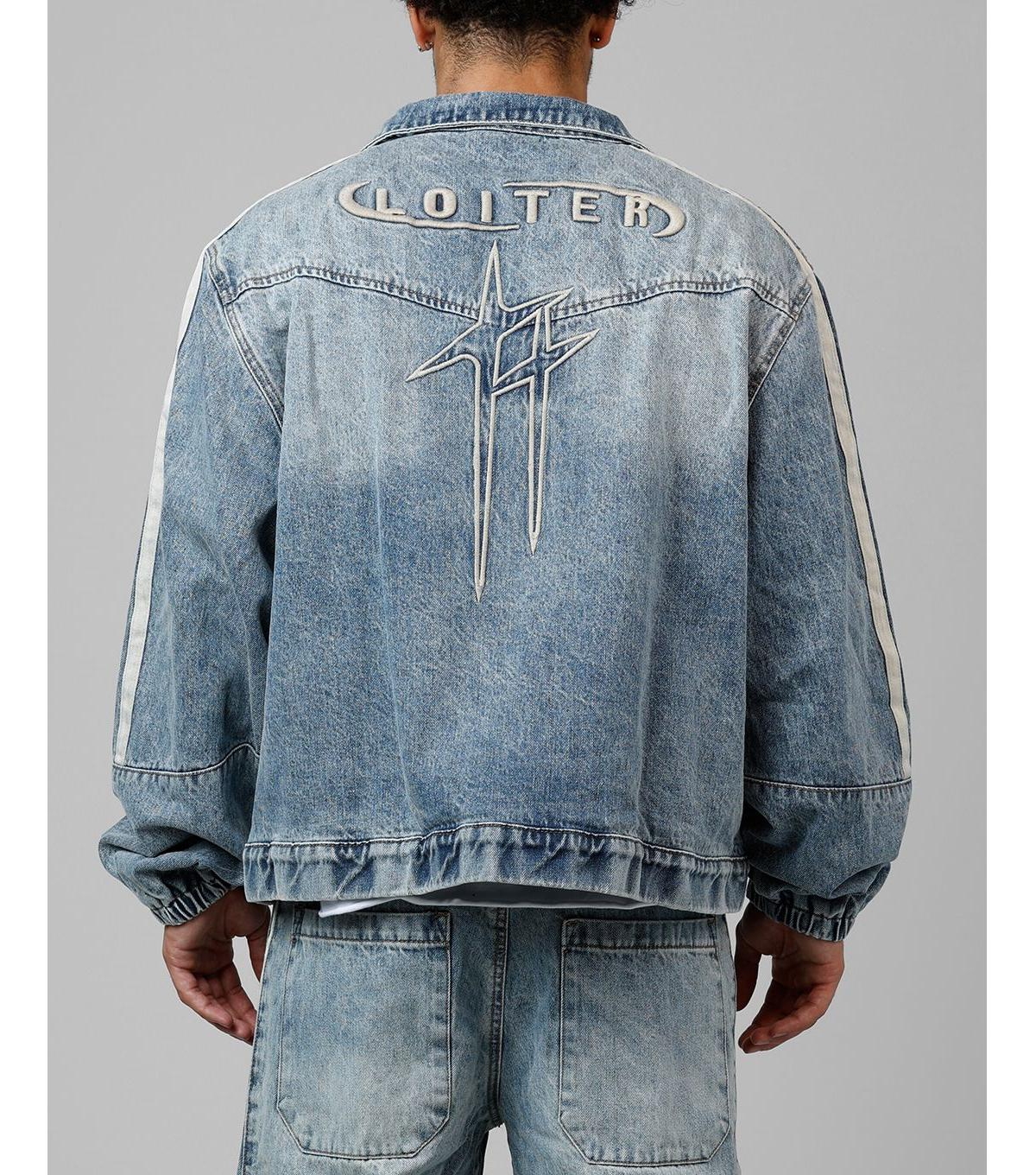 Loiter Men's Track Star Denim Jacket