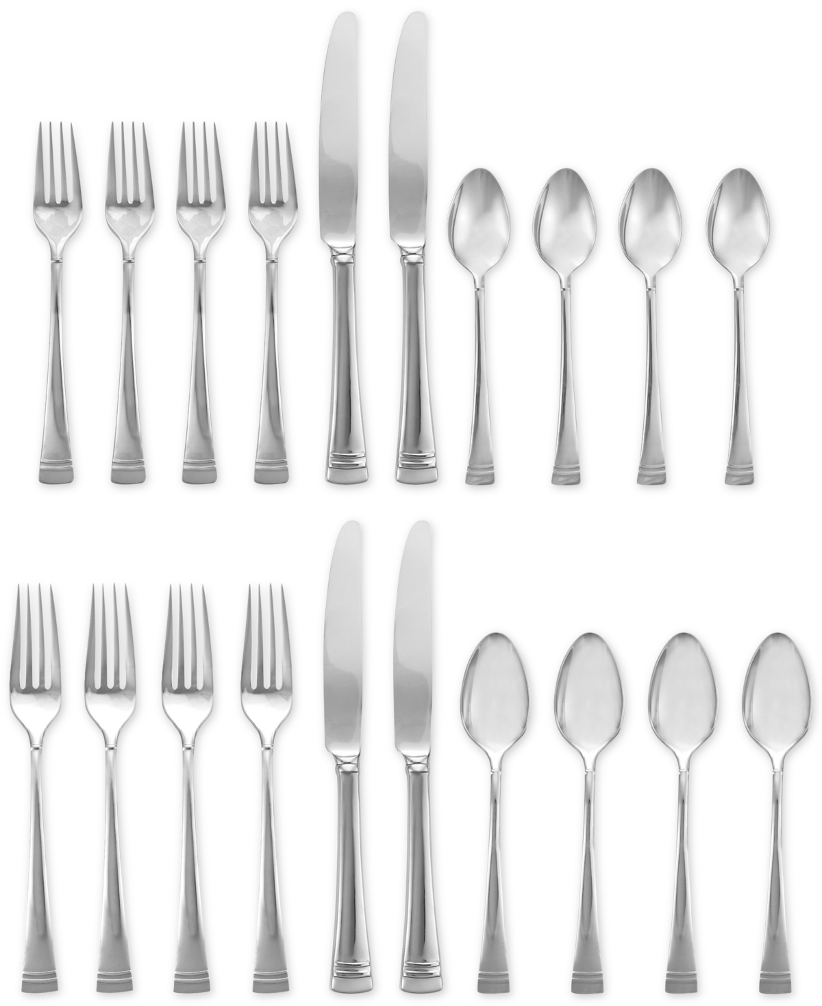 Gorham Lenox 20-pc. Federal Platinum Flatware Set, Service For 4 In Stainless