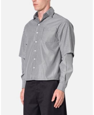 Loiter Men's Double Layer Pinstripe Shirt