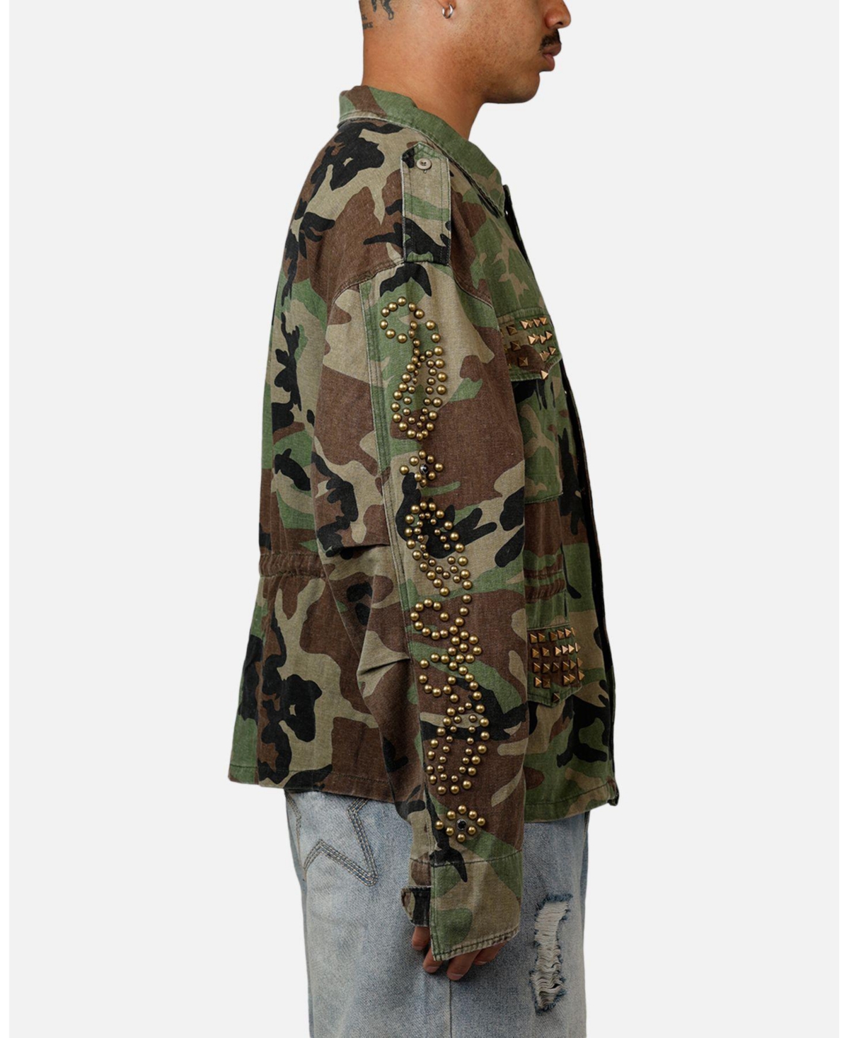 mnml Men's Studded Camo Jacket
