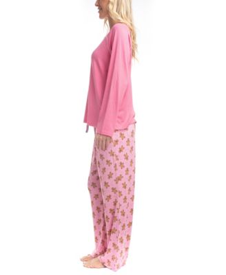 Cherry Merry Henley PJ Set