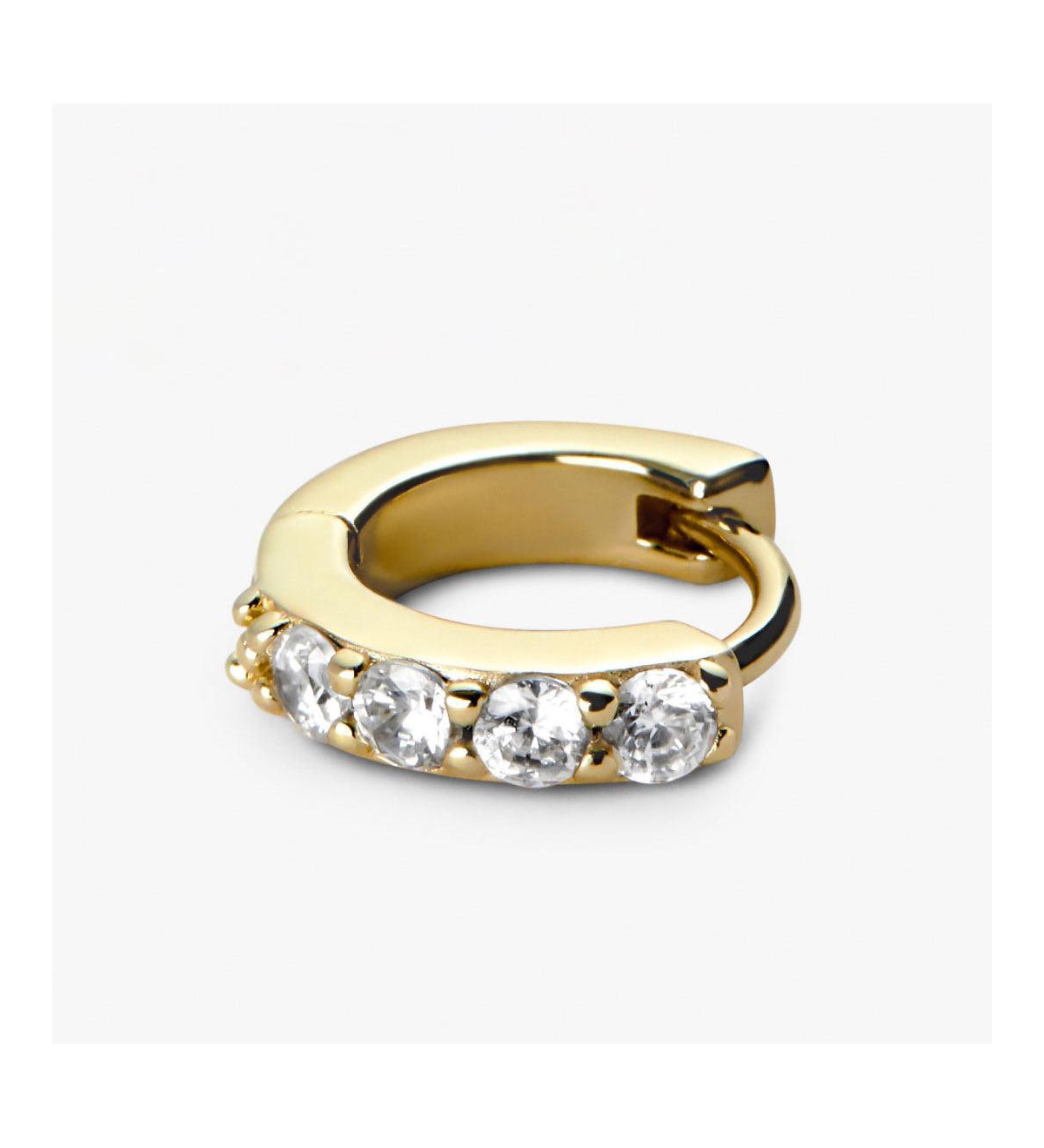 Ana Luisa Huggie Hoop Earrings - Suzanne