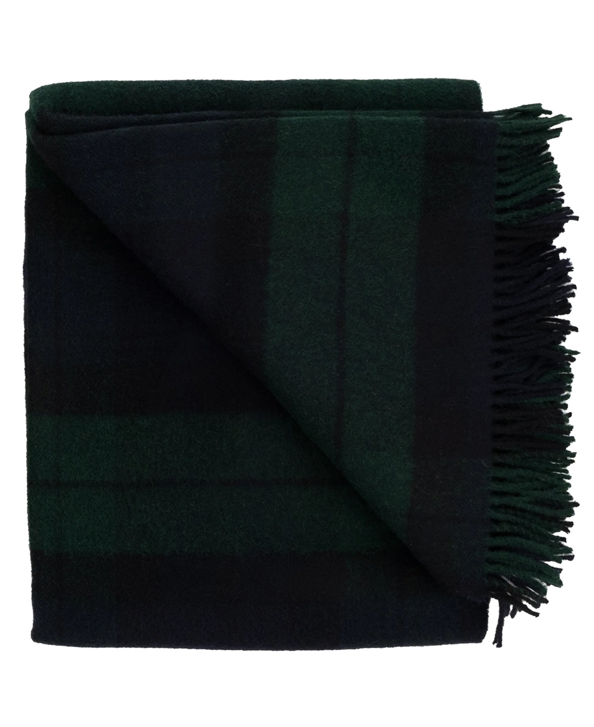 Prince of Scots Highland Tweeds Shetland Lambswool Throw, 55 " x 72"