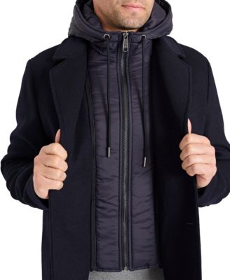 Men's Single Breasted Wool Coat