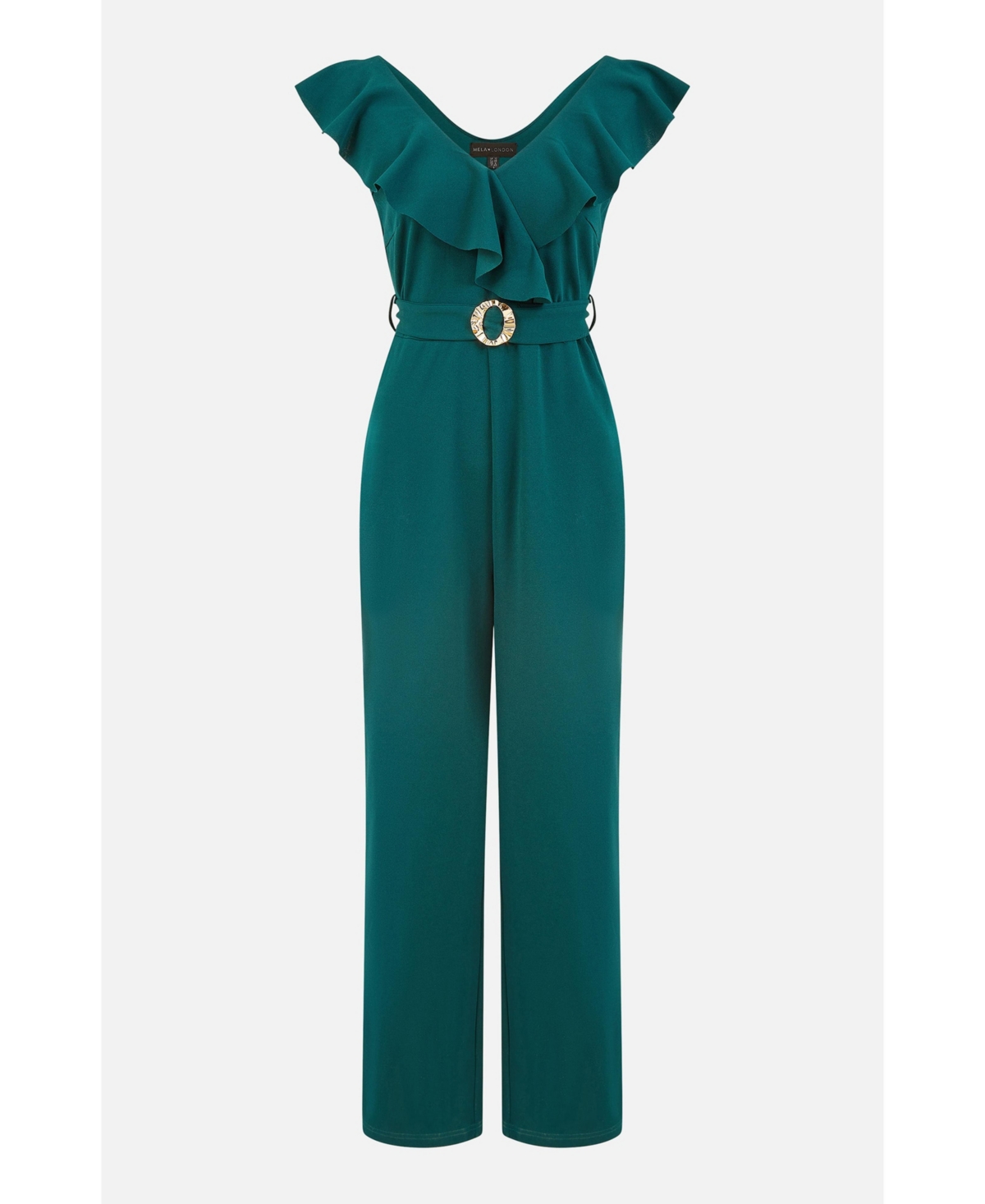 Yumi Women's Sleeveless V Neck Jumpsuit