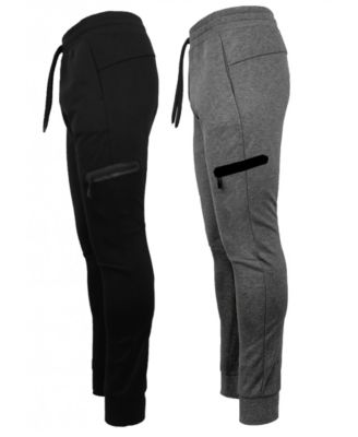 Men's Slim-Fit Tapered Tech Fleece Jogger Pants, 2-Pack