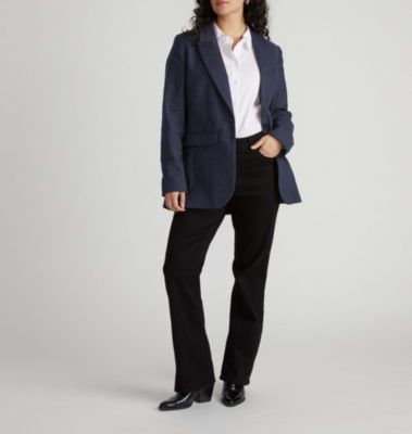 Women's Denim Look Blazer