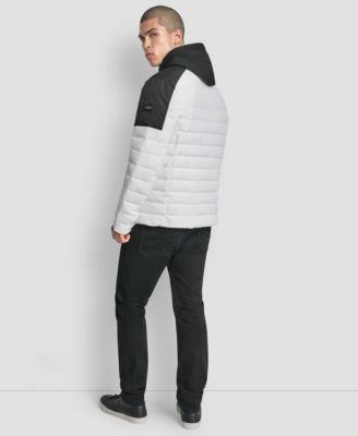 Men's Moto Quilted Puffer Jacket